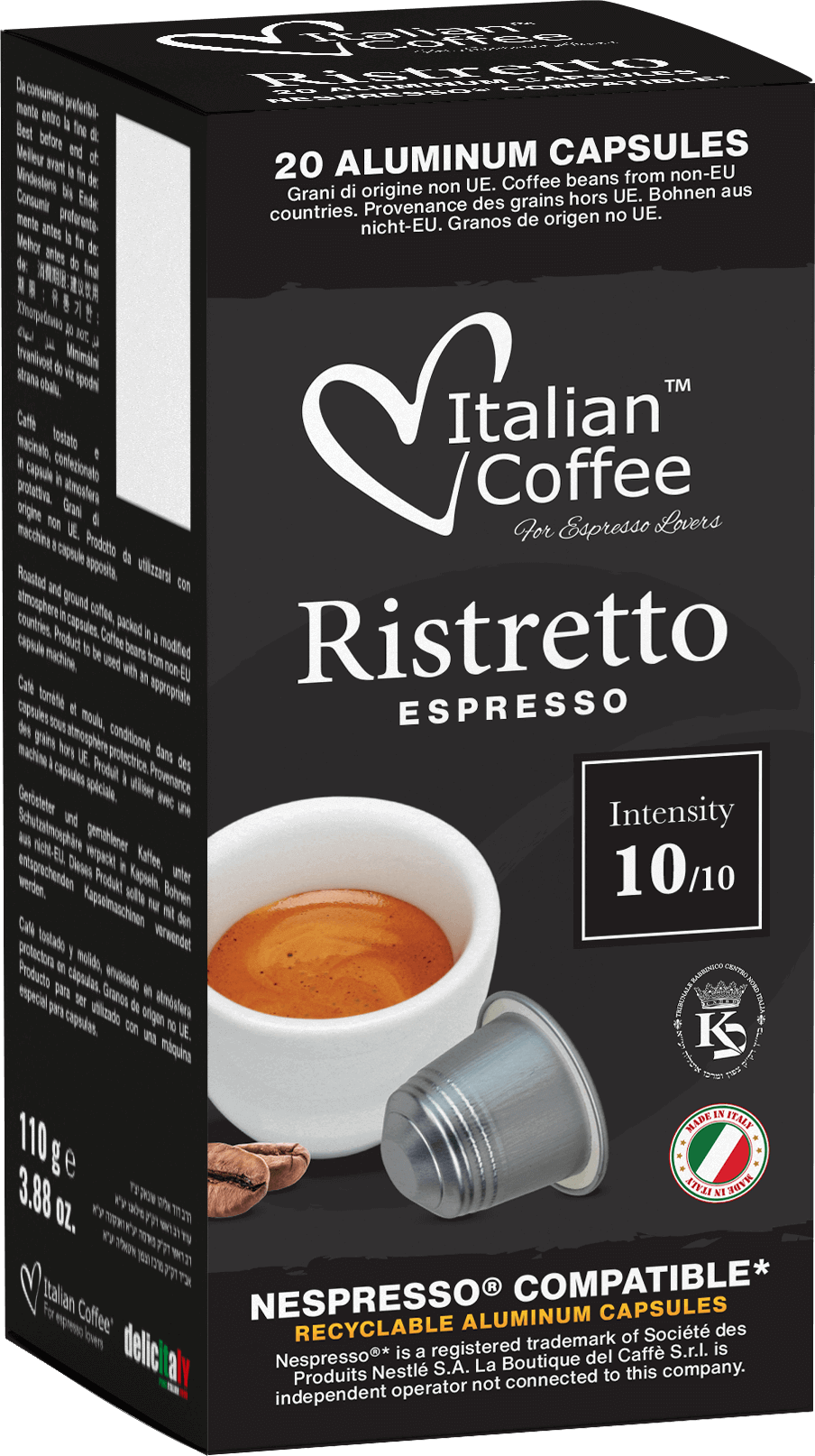 ITALIAN COFFEE® Aluminum Ristretto