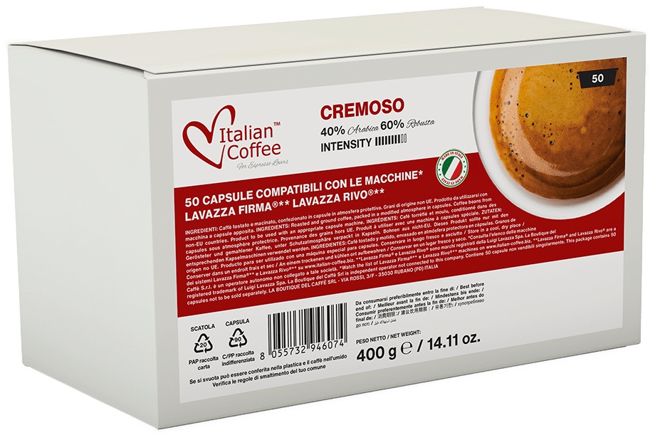 Italian Coffee Rivo Cremoso Italian Coffee Rivo Cremoso