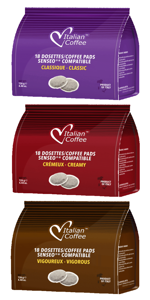 ITALIAN COFFEE® Senseo Sampler 3 bags