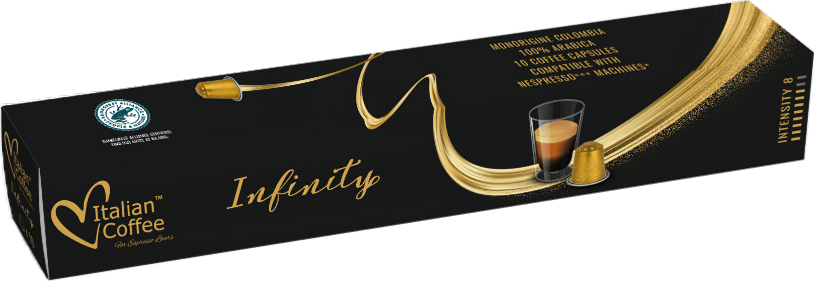 Vero Espresso EXCLUSIVE! Italian Coffee® Aluminum INFINITY – SALE!