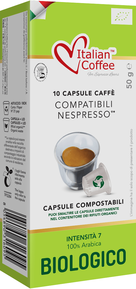 ITALIAN COFFEE® Organic Compostable Arabica