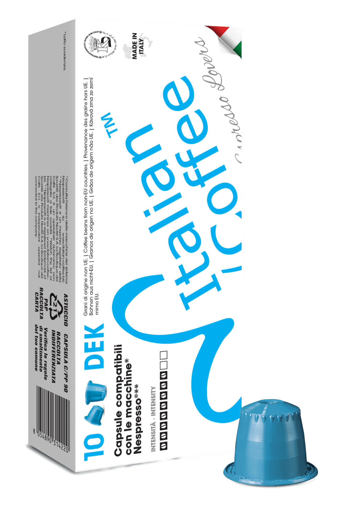 DEK Decaf 100 regular pods DEK Decaf 100 regular pods