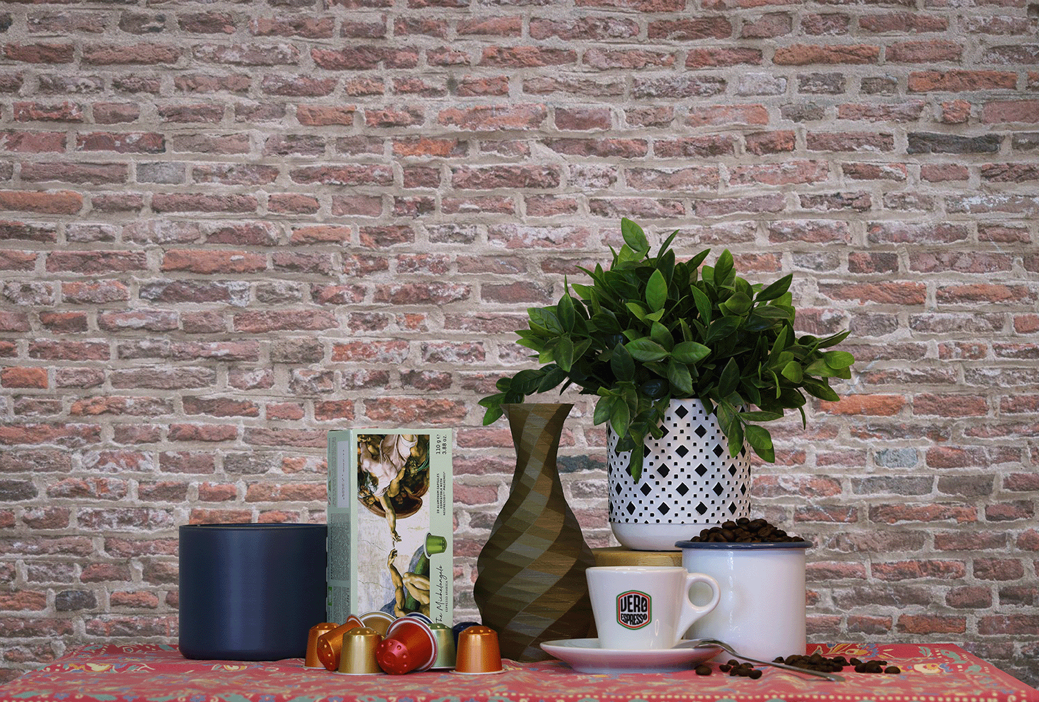 The Michelangelo Organic 100 Aluminum capsules The Michelangelo Organic 100 Aluminum capsules