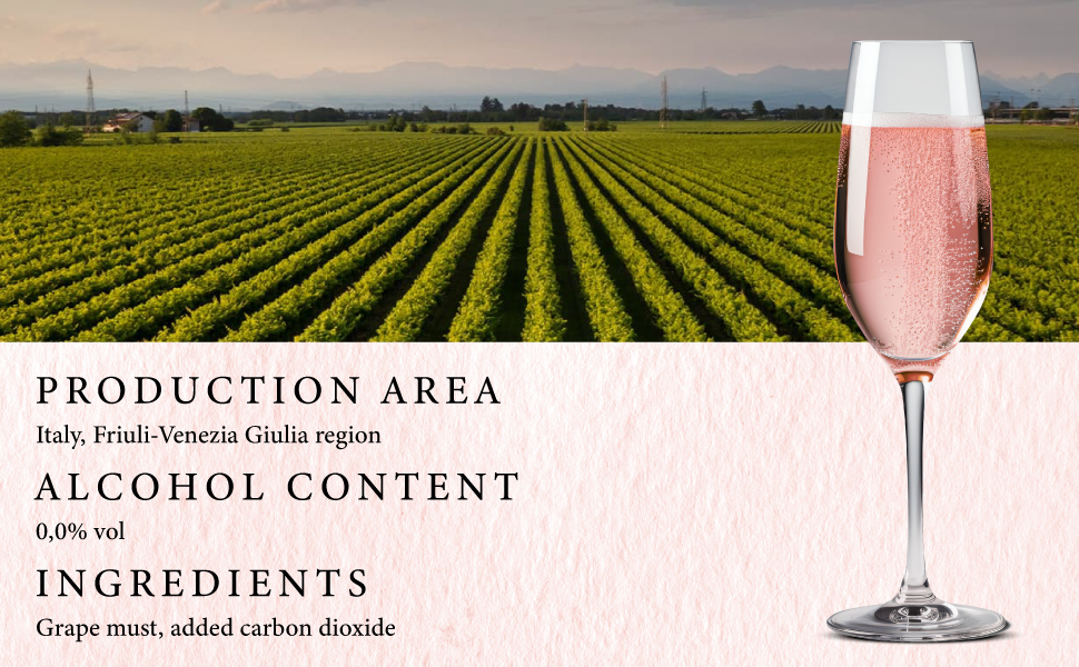 Dolce Vita Rosé – Bottle of dealcoholized wine