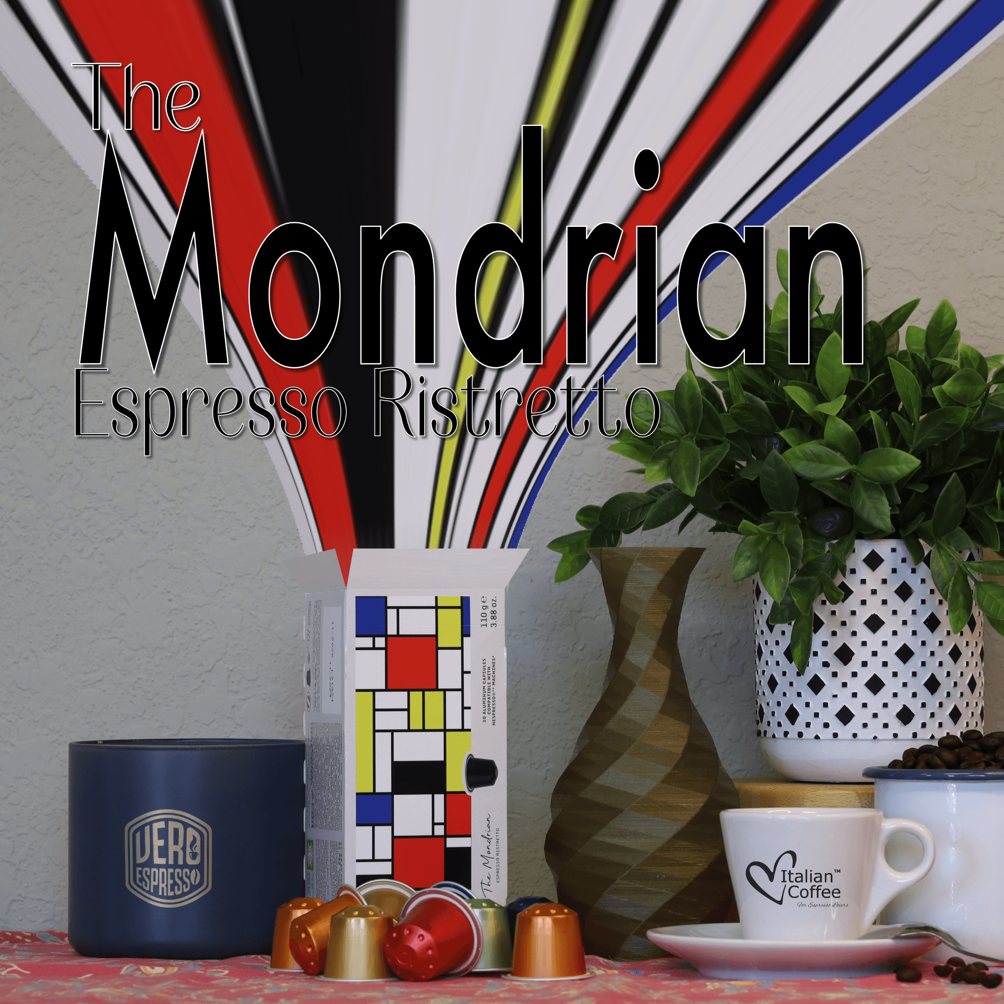 The Mondrian Organic 100 Aluminum Capsules The Mondrian Organic 100 Aluminum Capsules