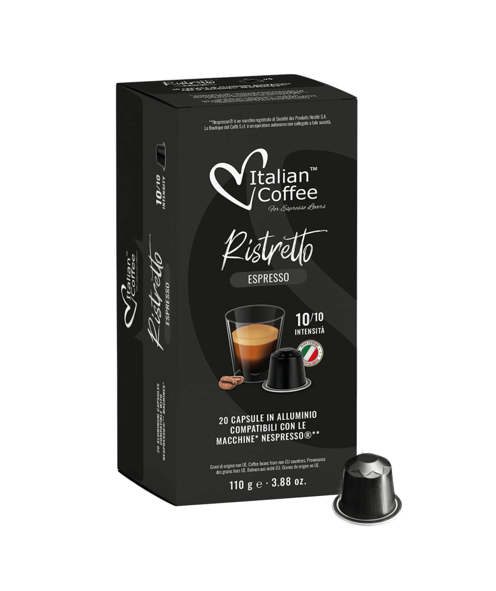 Ristretto 100 Aluminum Capsules Ristretto 100 Aluminum Capsules
