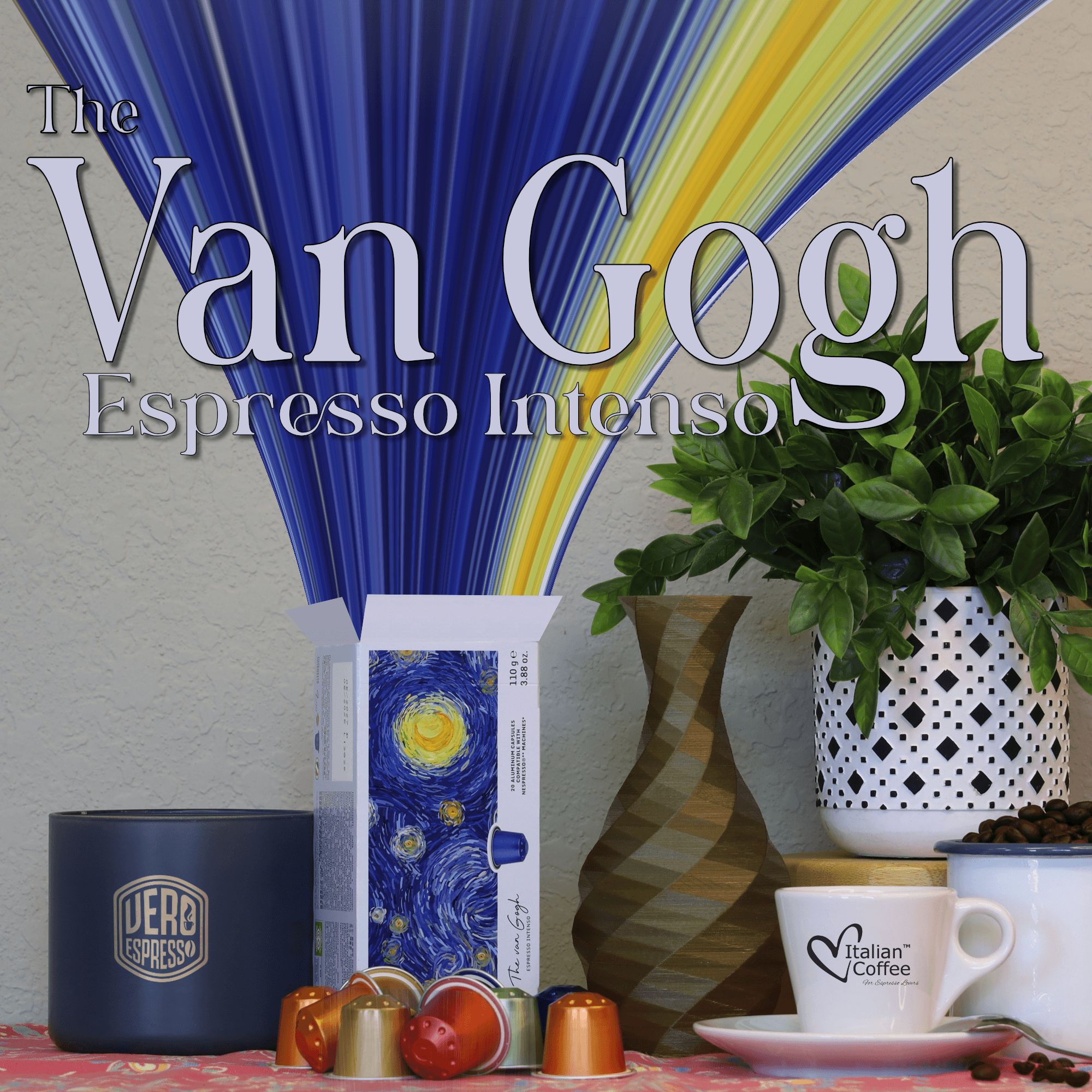 The VanGogh Organic 100 Aluminum Capsules The VanGogh Organic 100 Aluminum Capsules