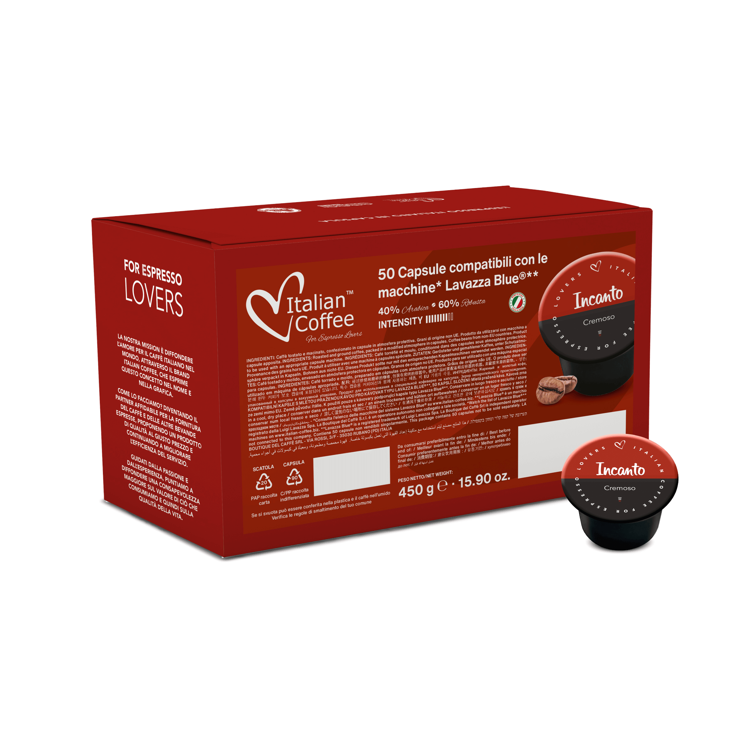 Incanto 50 Blue – Expert capsules Incanto 50 Blue – Expert capsules