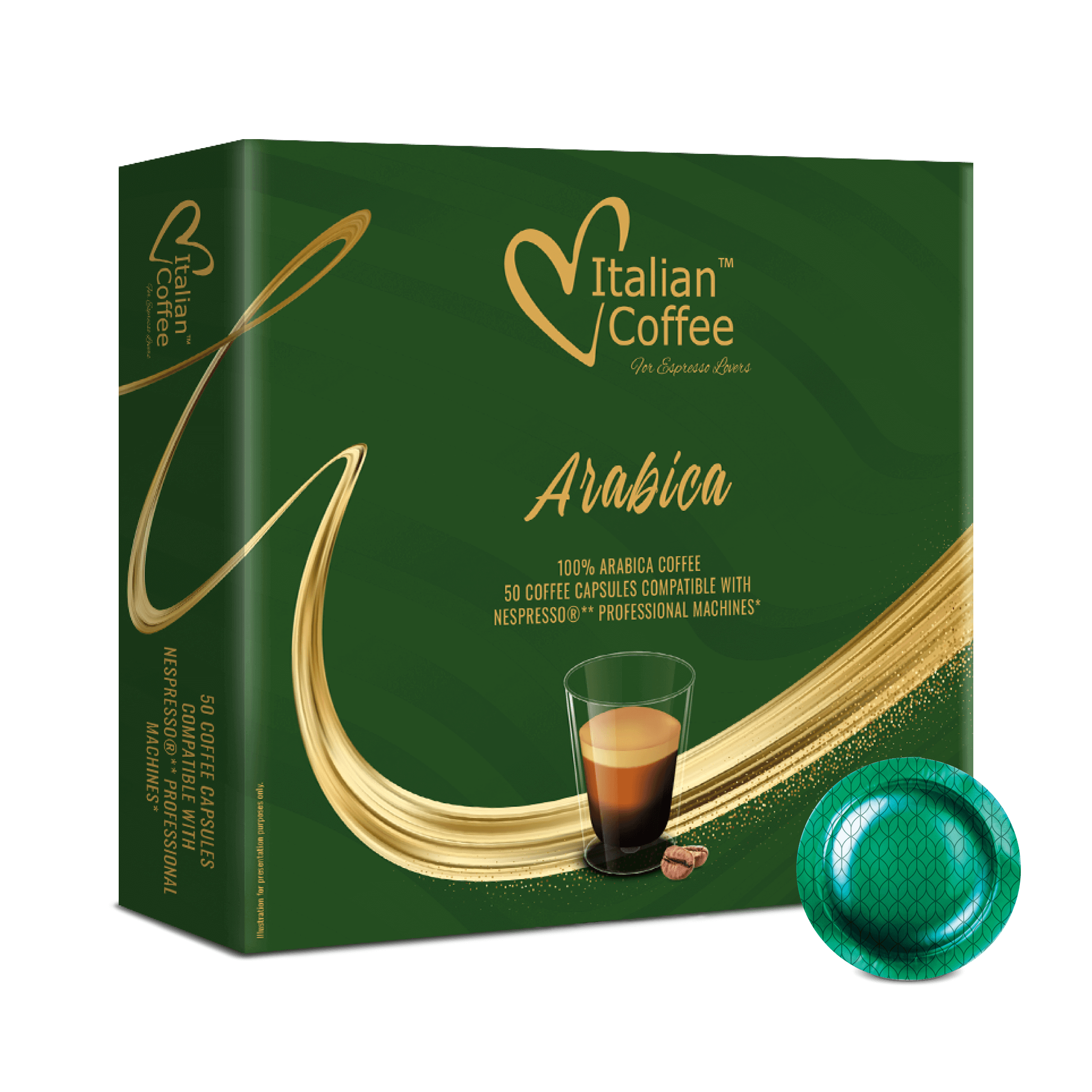 Arabica 50 Professional pods