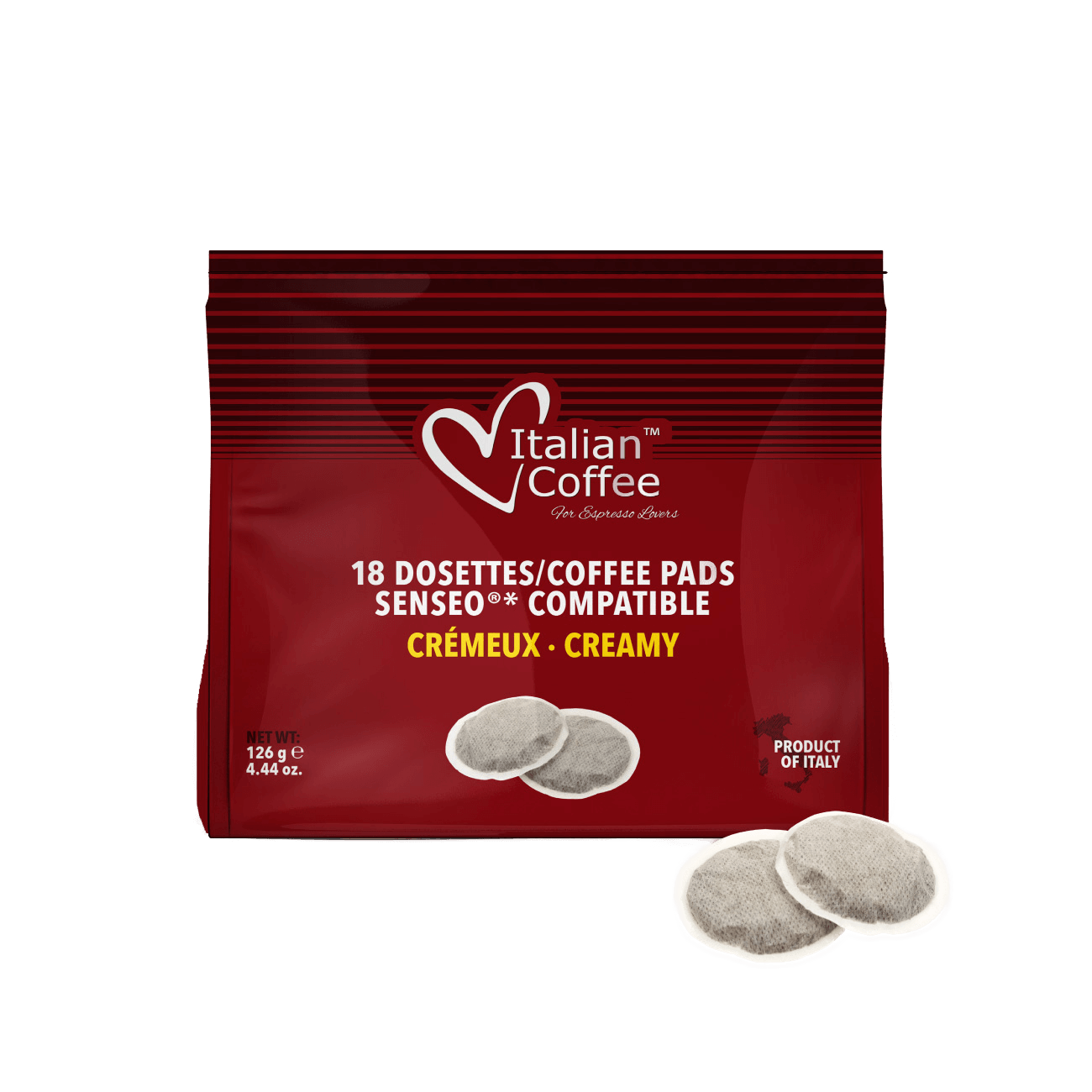 Cremoso 180 Senseo pads