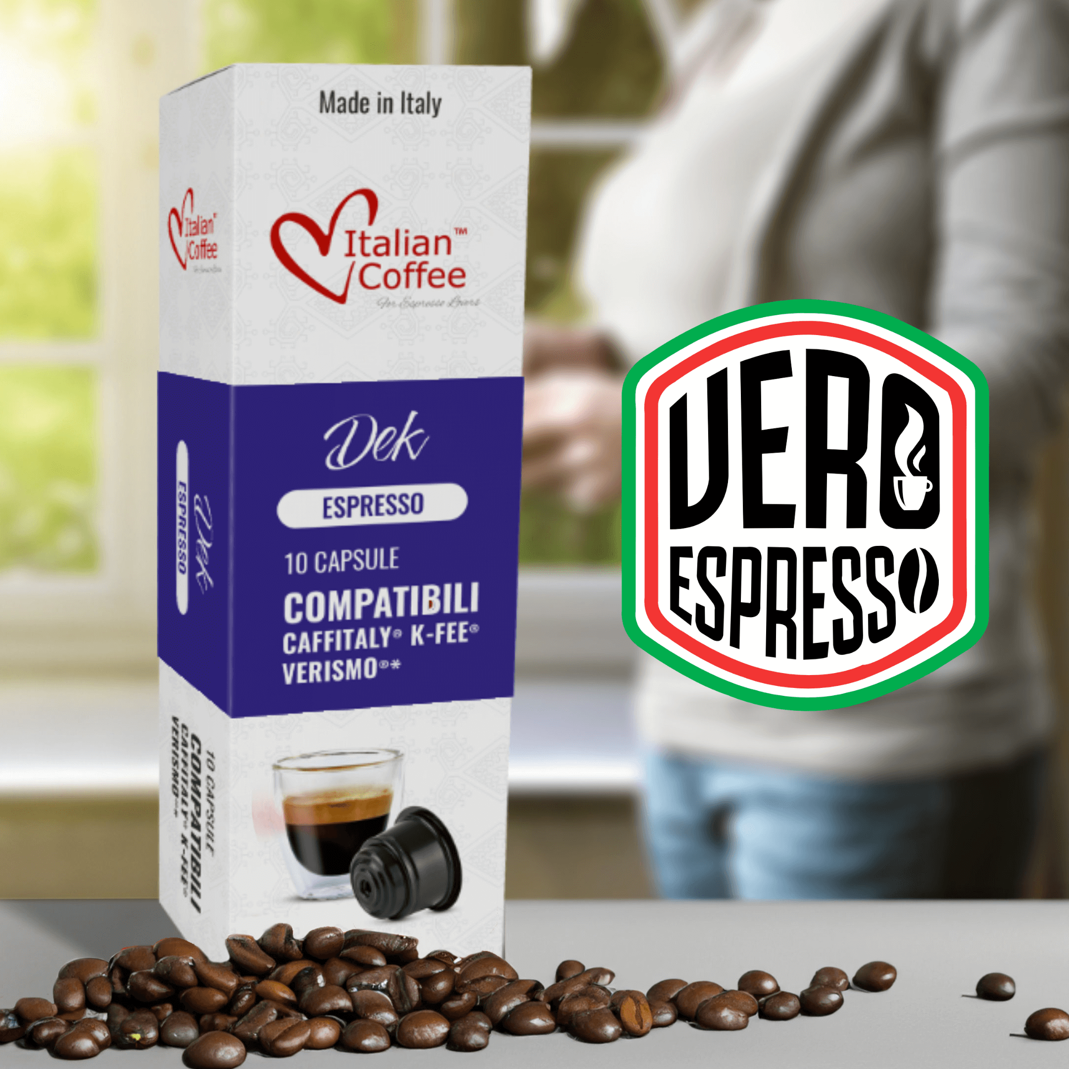 DEK Decaf 80 Verismo capsules