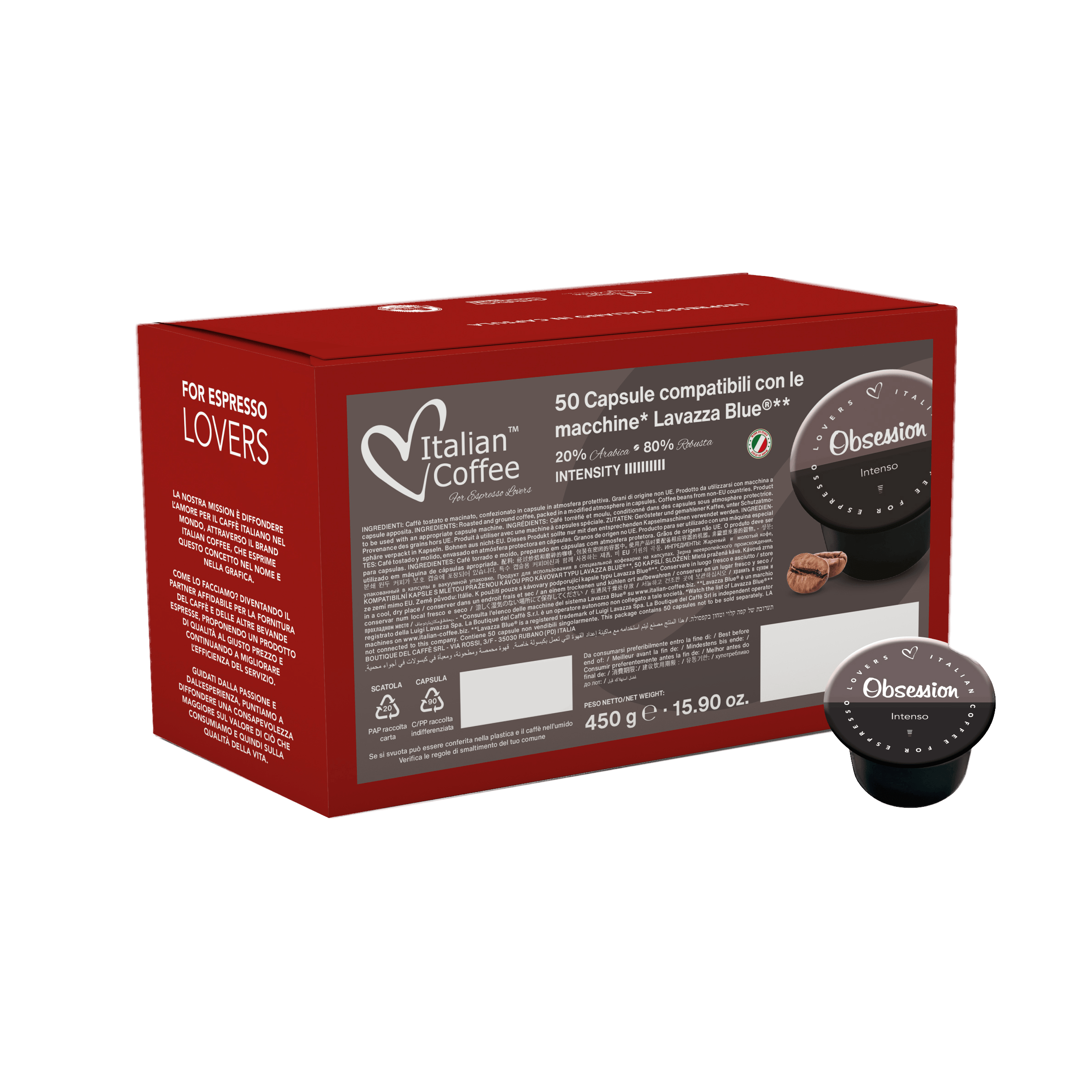 Obsession 50 Blue-Expert capsules