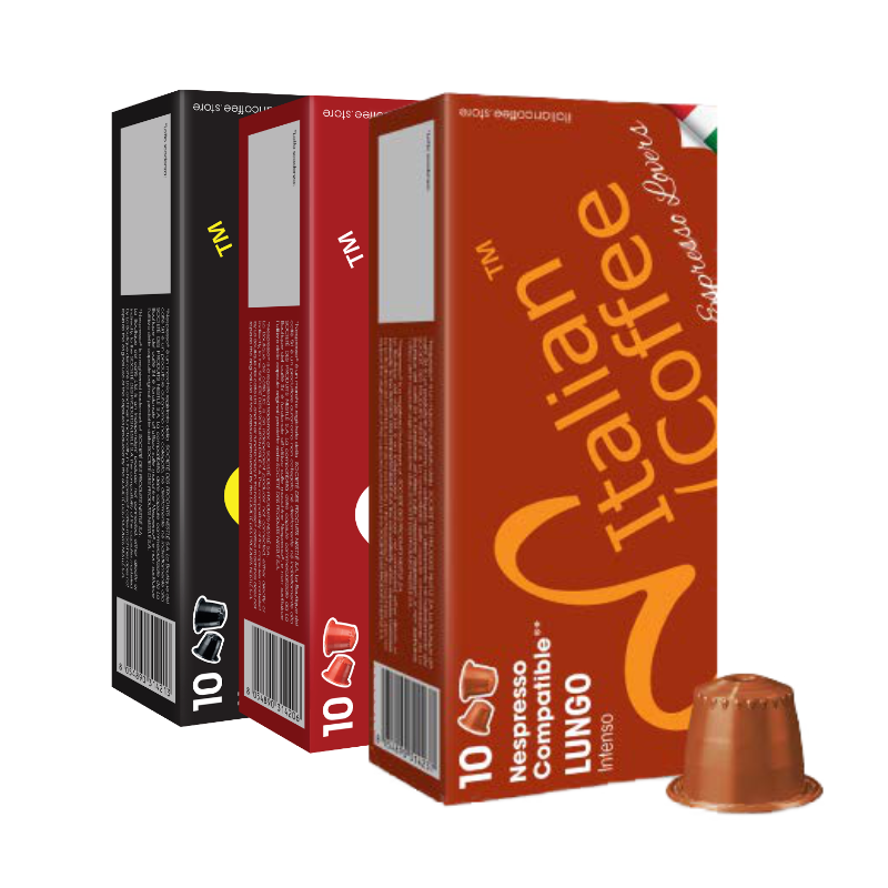 Sampler with Ristretto, Passione, Lungo
