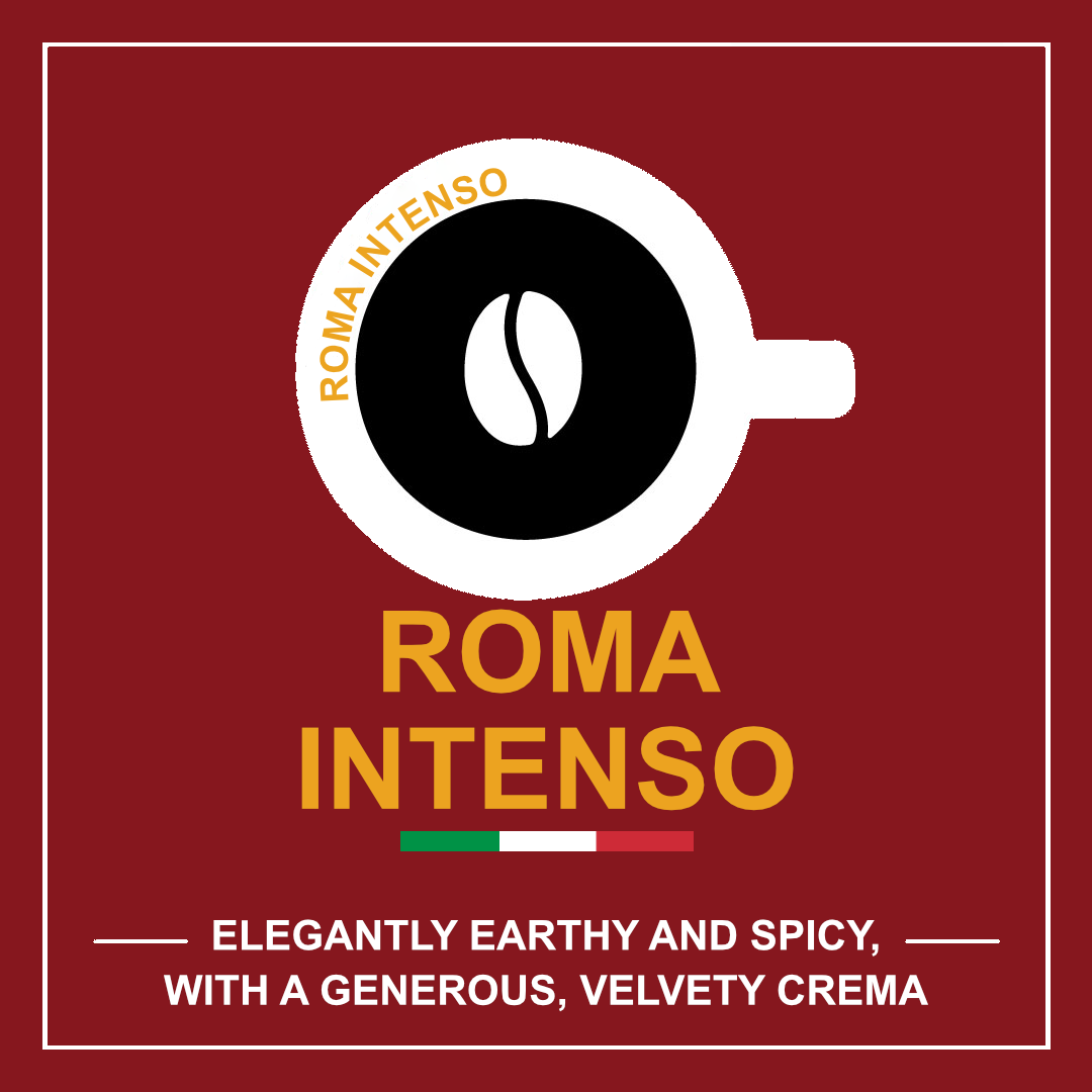 Roma Intenso 100 Aluminum Capsules Roma Intenso 100 Aluminum Capsules