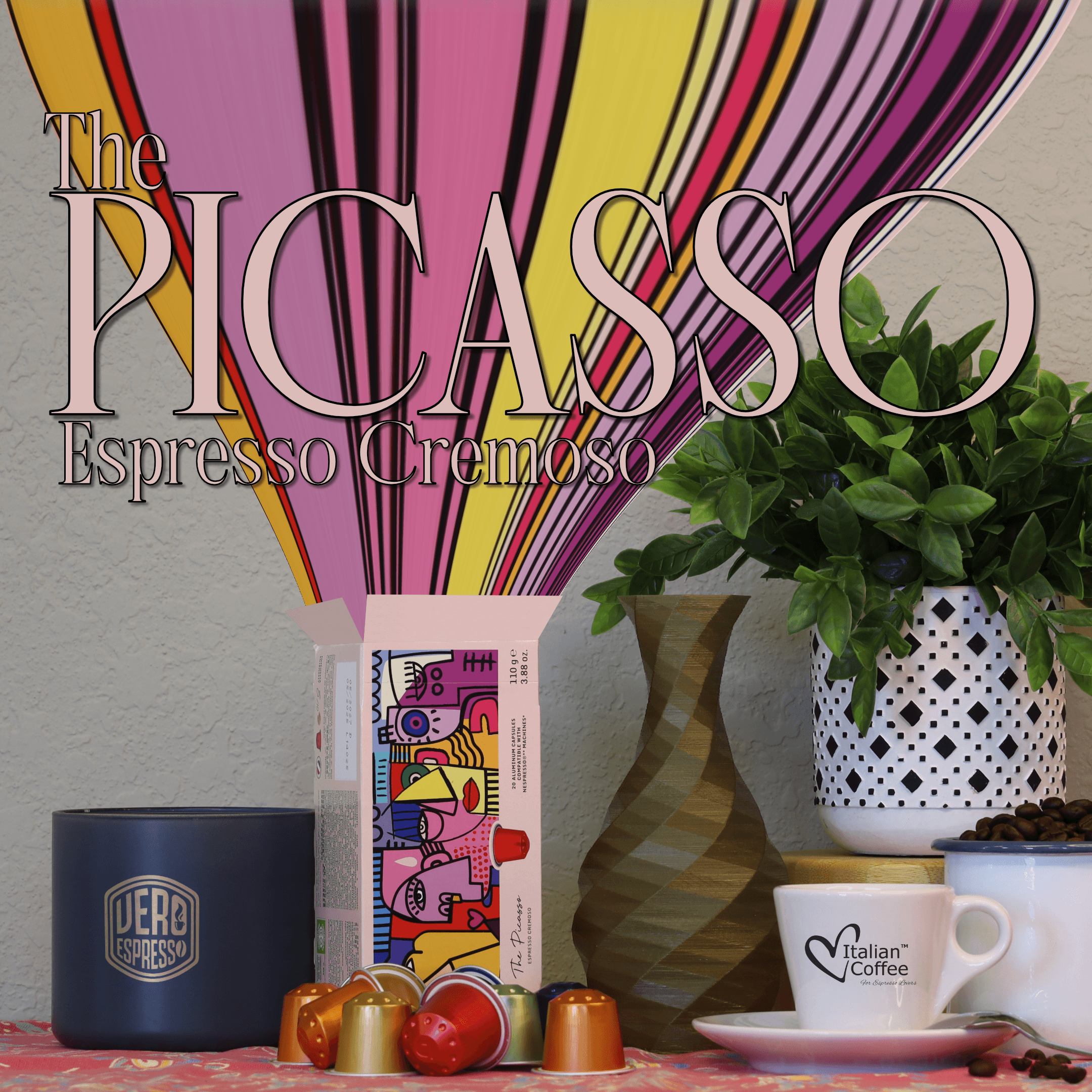 The Picasso Organic 100 Aluminum Capsules