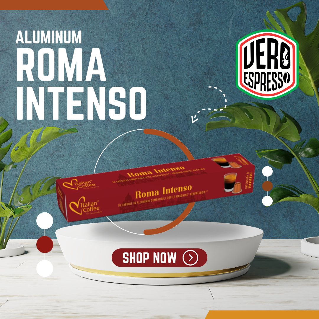 Roma Intenso 100 Aluminum Capsules Roma Intenso 100 Aluminum Capsules