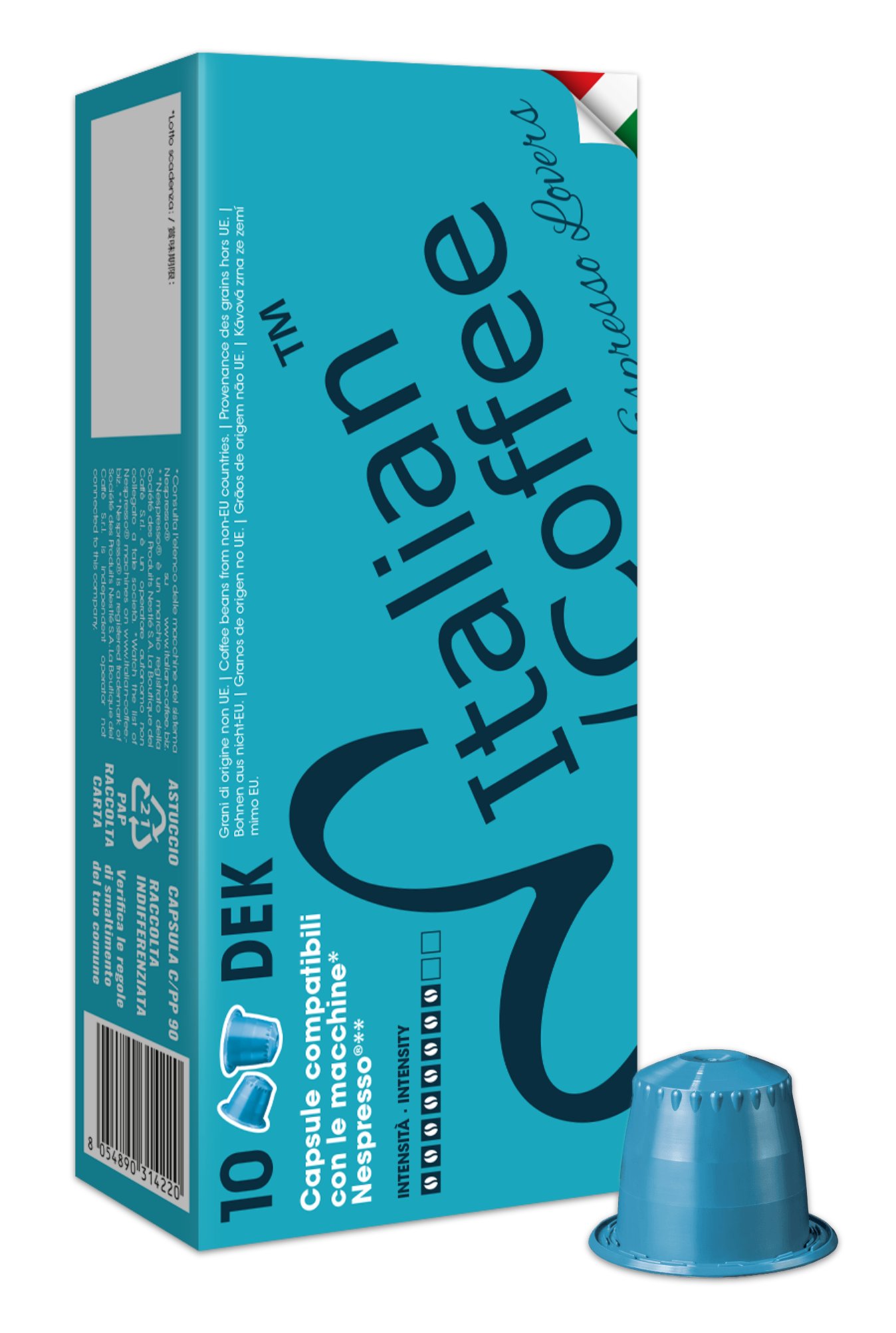 DEK Decaf 100 regular pods DEK Decaf 100 regular pods